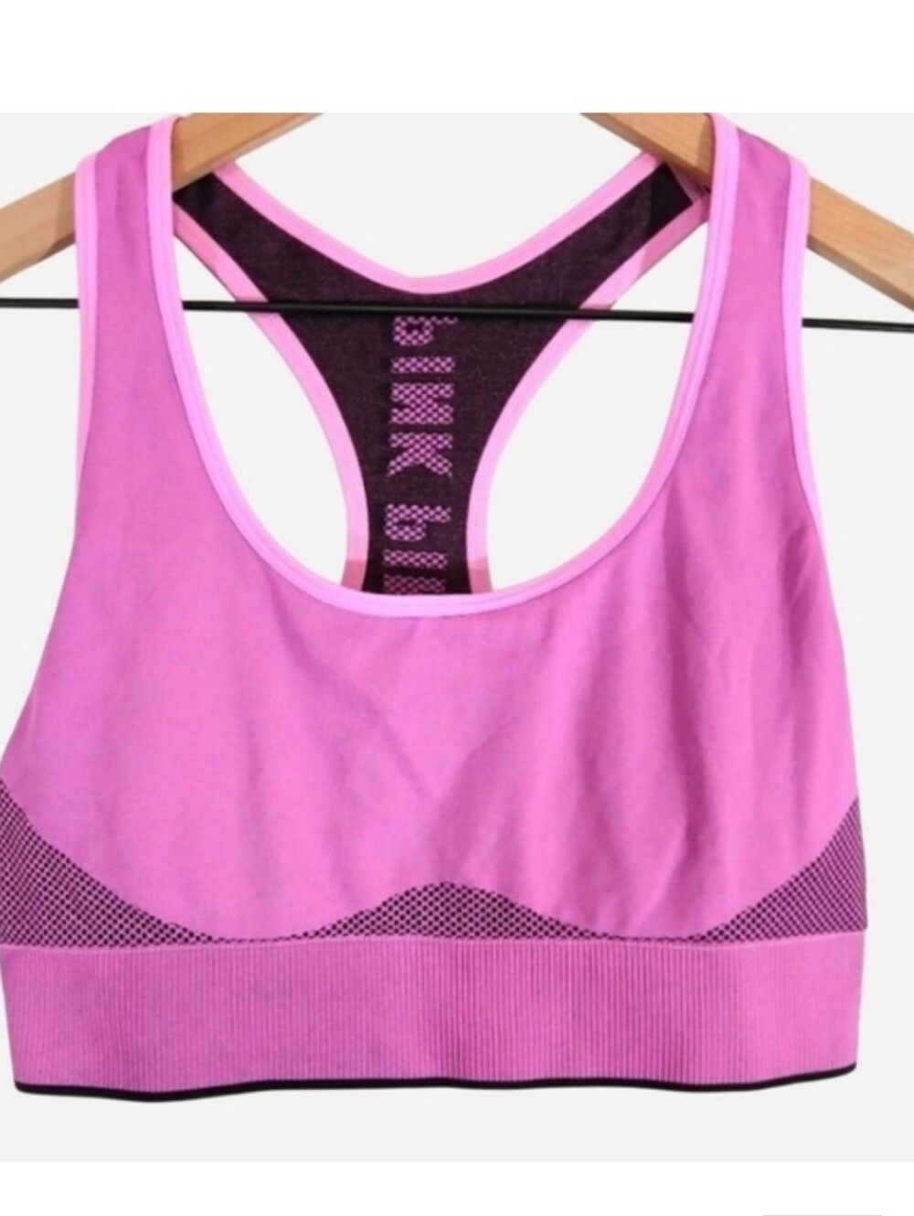 PINK Victoria's Secret Seamless Sports Bra Lightly Lined Racer Back Medium
